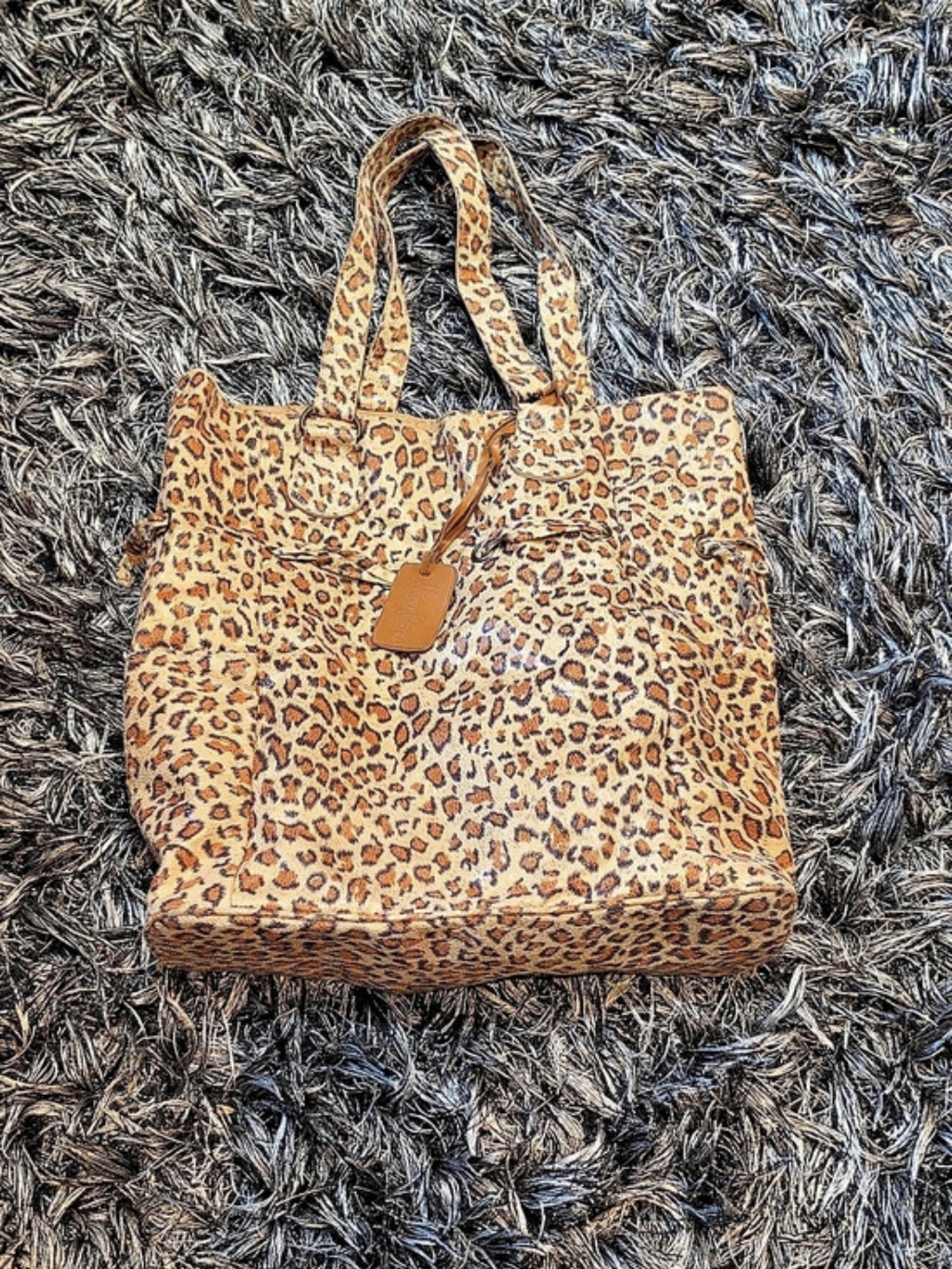 Neiman Marcus Leopard Print Tote Bag